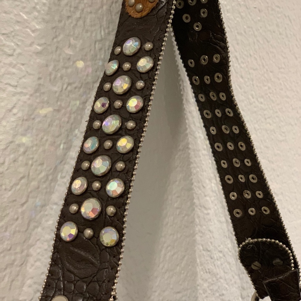 Country Rhinestone & Turquoise Shoulder Bag - Picture 3 of 5